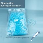 Visosci 1000uL Blue Pipette Tips - 1000 Pack