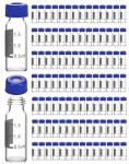 QWORK 2mL Borosilicate Glass Autosampler Vials, 100 Pcs