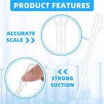 1000 Pcs 3ml Disposable Plastic Pipettes Dropper
