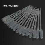 BESUNTEK 10ml Disposable Transfer Pipettes (100 Pack)