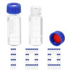 PATIKIL 2ml HPLC Autosampler Vials with Septa, 100 Pack