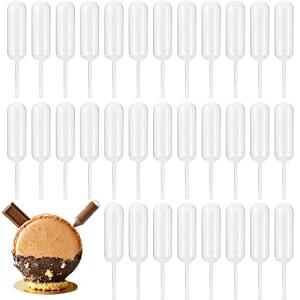 120pcs 4ml Plastic Pipettes for Baking & Desserts