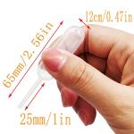 50 Clear Plastic 4ml Cupcake Pipettes
