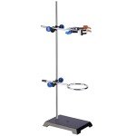 Steel Lab Stand Set with Burette Clamp & Accessories