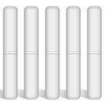 Stonylab 5-Pack Magnetic Stir Bars, 60 mm