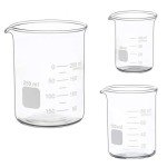 Glass Graduated Beaker Set - 50ml, 100ml, 250ml