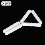Stonylab 5-Pack Magnetic Stir Bars, 60 mm