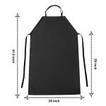 VWELL Waterproof Vinyl Rubber Chemical Resistant Apron