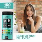 pH Test Strips for Urine and Saliva - 150 Pack