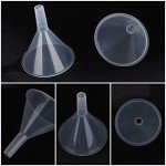 60PCS Clear Plastic Funnel Set for Lab Use