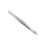 Stainless Steel Straight Laboratory Forceps, 6 in
