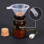 20 Mini Clear Plastic Funnels for Kitchen & Lab