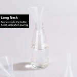 60PCS Clear Plastic Funnel Set for Lab Use