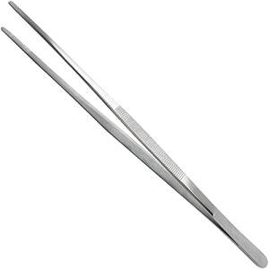 XTRM CRAFT 12-Inch Stainless Steel Dressing Forceps