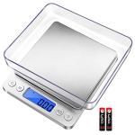 Fuzion Precision Digital Kitchen Scale, 500g/0.01g