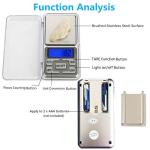 Portable Pocket Food Scale - 500g High Precision