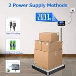 KUAIVO 440 lbs Digital Shipping Scale with Tare Function