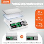 VEVOR Precision Counting Scale with RS232 Port