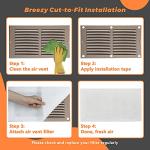 GCGOODS 20" x 90" Air Vent Filter Kit