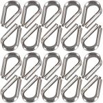Cozihom M6 Stainless Steel Thimbles for Wire Rope