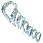 Golberg Zinc Plated Wire Rope Thimbles - 2 Pack