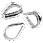 AConnet 3/8-inch Stainless Steel Wire Rope Thimbles