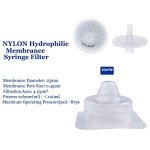 Sterile Nylon Syringe Filter 0.45 µm, 20 Pack
