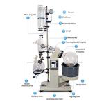 10L Double Condenser Rotary Evaporator with Motor Lift