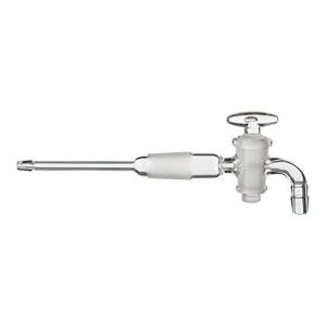 2L Rotary Evaporator Glass Feeding Tube with Valve