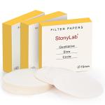 StonyLab 75mm Qualitative Filter Paper - Set of 3