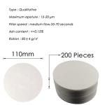 HeyWin 200 Qualitative Filter Paper Circles, 110mm