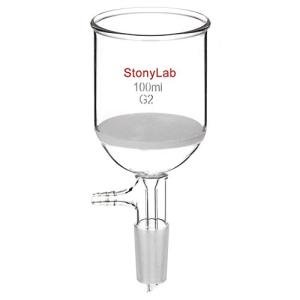 StonyLab 100ml Borosilicate Glass Buchner Funnel
