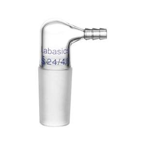 Borosilicate Glass 90° Vacuum/Gas Adapter