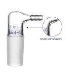 Borosilicate Glass 90° Vacuum/Gas Adapter