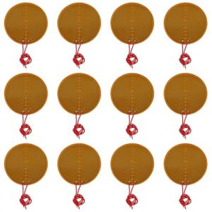 12pcs 12V Flexible Polyimide Heater Plates 70mm