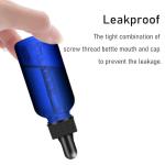 2 oz Blue Glass Dropper Bottle 2-Pack