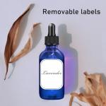 2 oz Blue Glass Dropper Bottle 2-Pack