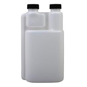 HDPE Graduated Dispenser with Caps, 16 oz, 12 Pack