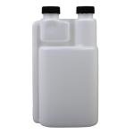 HDPE Graduated Dispenser with Caps, 16 oz, 12 Pack