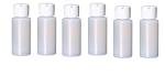 Plastic Flip Top Pour Spout Bottles - 6 Pack