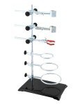 QWORK Metal Lab Support Stand Set with Clamps