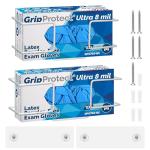 Wall Mount Glove Box Holder Dispenser - 2 Pack