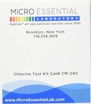 Chlorine Test Paper Dispenser, 10-200ppm, Case of 10