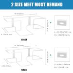 Wall Mount Glove Box Holder Dispenser - 2 Pack