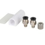3PCS Bambu Lab PTFE Tube Connectors - Stainless Steel