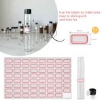 30ml Clear Glass Vials with Screw Caps - 12PCS