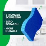 Zero Scratch Scrub Sponges, 6 Pack for Cleaning
