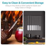 10-Inch Straw Brush Set for Easy Cleaning