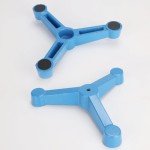 Stonylab Triangular Lab Stand with Support Rod