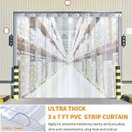 Freezer Strip Door Curtain Kit, 9 Pieces